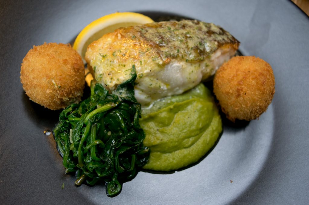 Baked cod from Hebridean Lodge, Tobermory