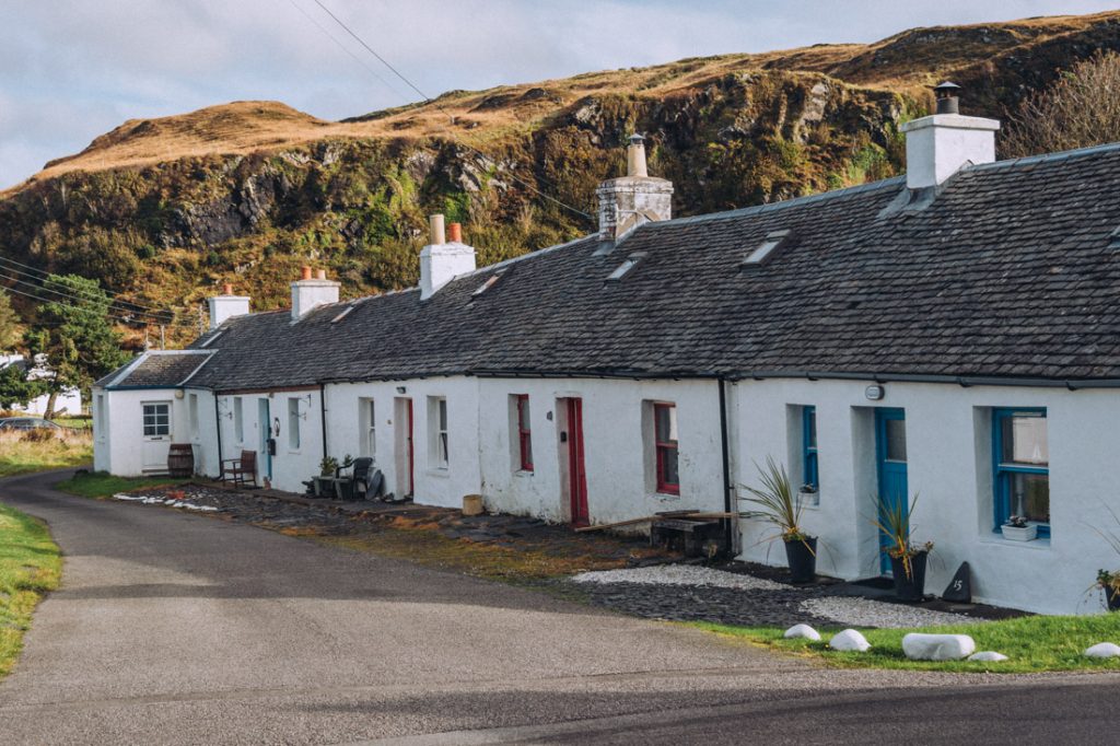 The workers cottages in Cullipool, Isle of Luing