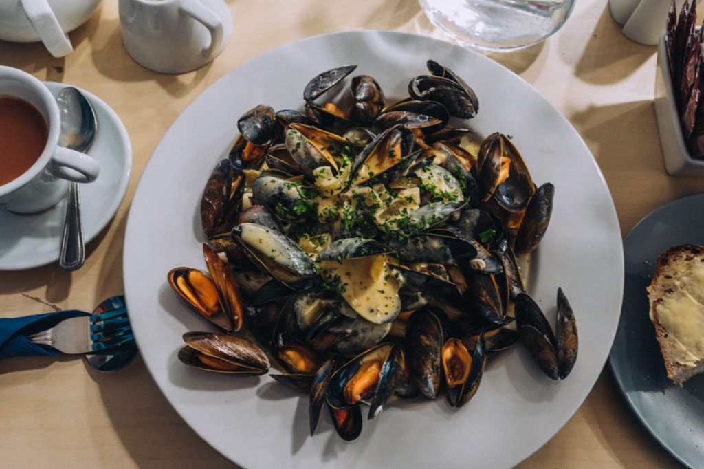 Mussel from the cafe at the Atlantic Islands Centre