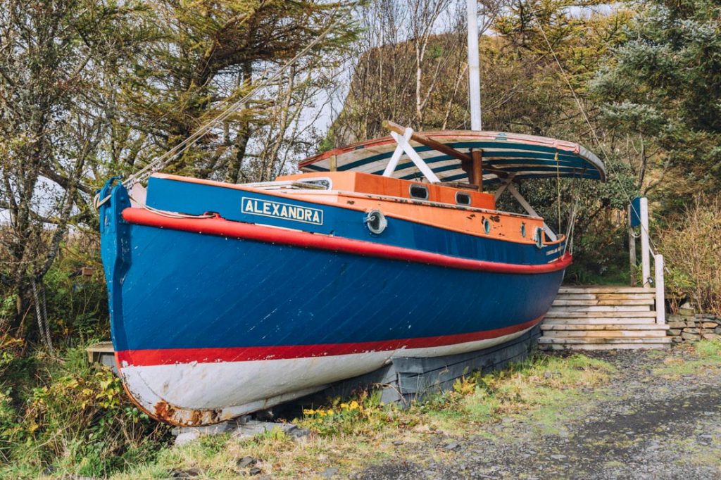 The Alexandra Lifeboat from outside, Cuan Ferry, Isle of Seil