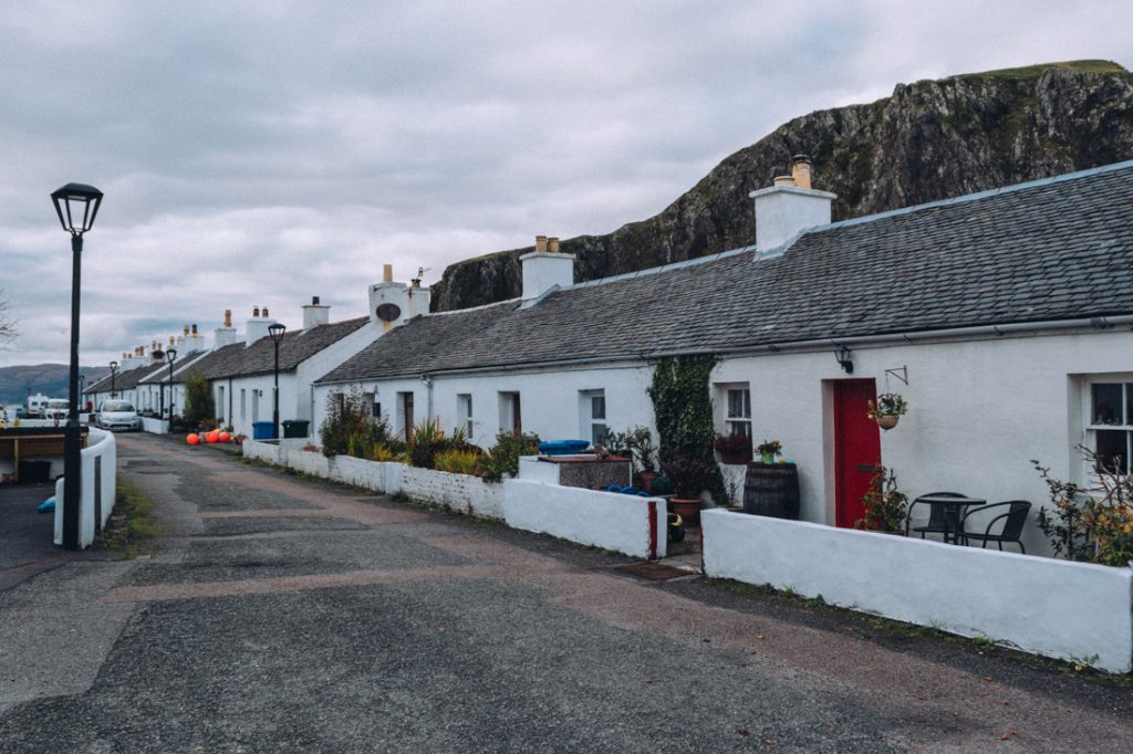 The quarrymens' cottages in Ellenabeich