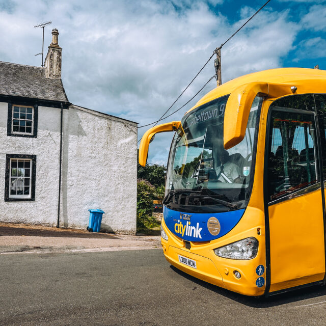 Citylink at Tayinloan, Scoltand by public transport