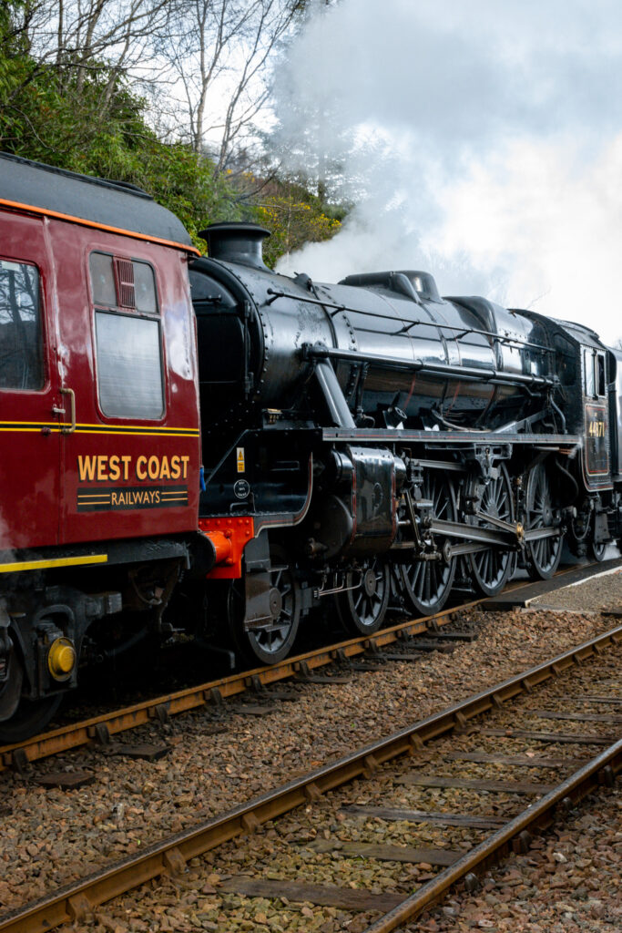Jacobite Steam Train at Glenfinnan Station