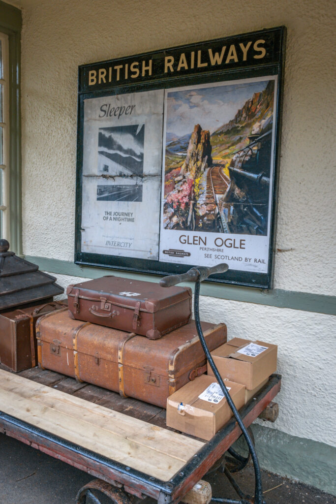Outside Glenfinnan Station Museum