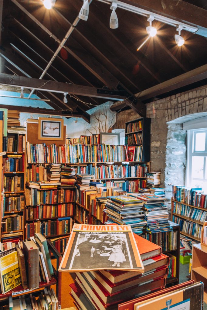 The bookshop at The Mill on the Fleet